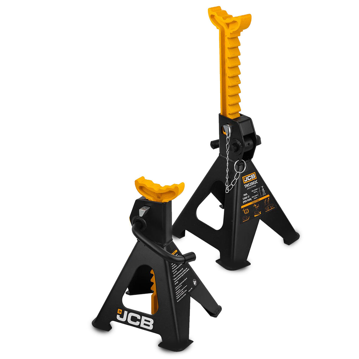 2 Tonne Automotive Ratchet Axle Stand Set