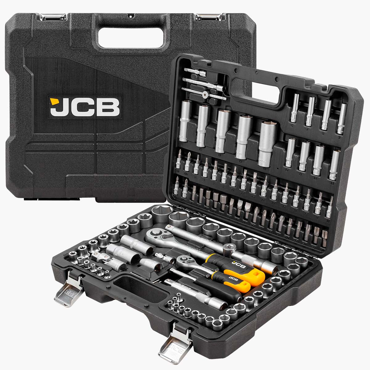 108 Piece Socket Bit Set Chrome Vanadium Steel