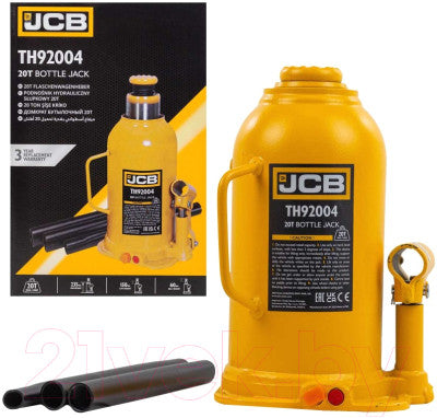 20 Tonne Automotive Hydraulic Bottle Jack 450mm Maximum Lift