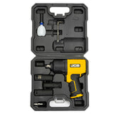 JCB ½” Square Drive Air Impact Wrench with Socket Set, 1450Nm Max Working Torque | JCB-RP9510-KIT