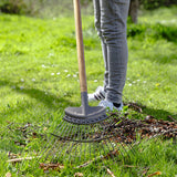 JCB JCBHLR01 Lawn Rake In Action
