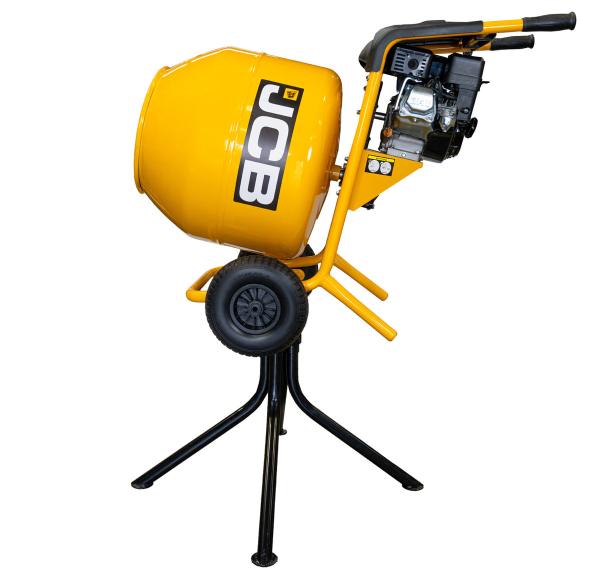 JCB Petrol 133cc 134L Seam Welded Cement Mixer 100L Working Capacity | JCB-CM150P