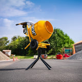 JCB JCB-CM150P Cement Mixer in use.