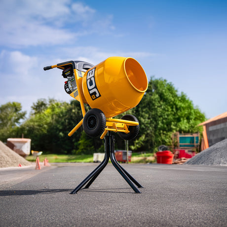 JCB JCB-CM150P Cement Mixer in use.