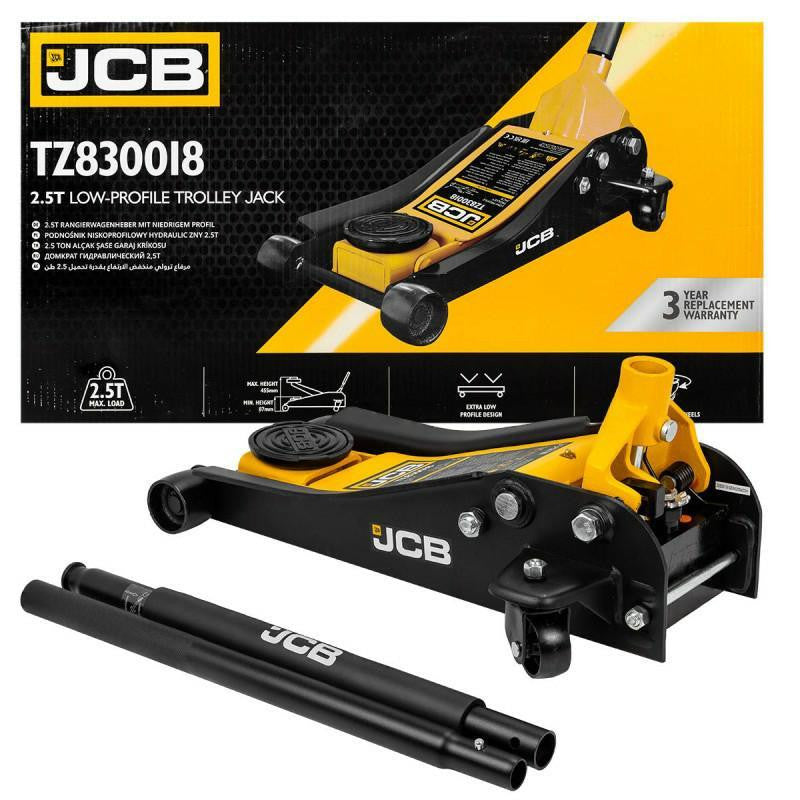 Maximum Height 455mm, Minimum Height 87mm: Low-profile design allows the jack to fit under vehicles with limited ground clearance.