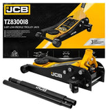 Maximum Height 455mm, Minimum Height 87mm: Low-profile design allows the jack to fit under vehicles with limited ground clearance.