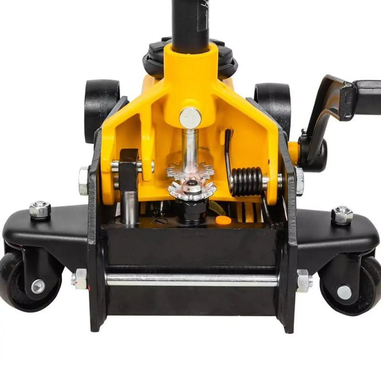 Quick-lift feature with foot pedal control for faster lifting
Rubber pad to protect the vehicle from scratches or damage during lifting