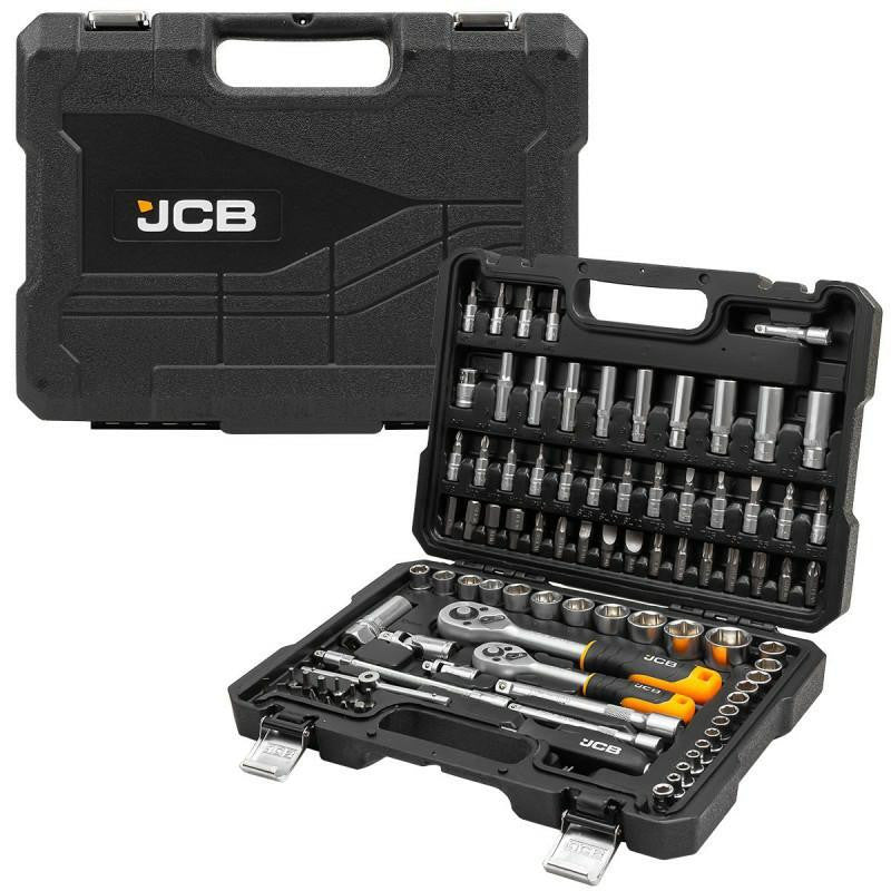 94 Piece 1 4 3 8 Socket Bit Set Chrome Vanadium Steel