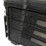 3 drawer system 2 shallow drawers (5kg each), 1 deep drawer (10kg)