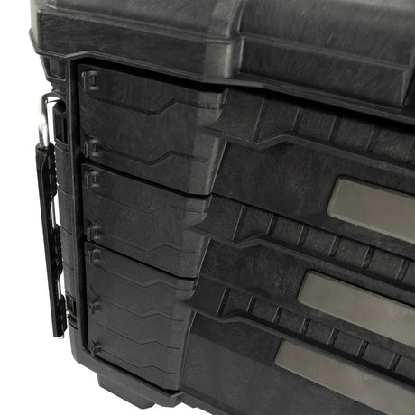 3 drawer system 2 shallow drawers (5kg each), 1 deep drawer (10kg)