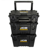 Fully compatible with JCB Site System cases, organisers, crates, and drawers