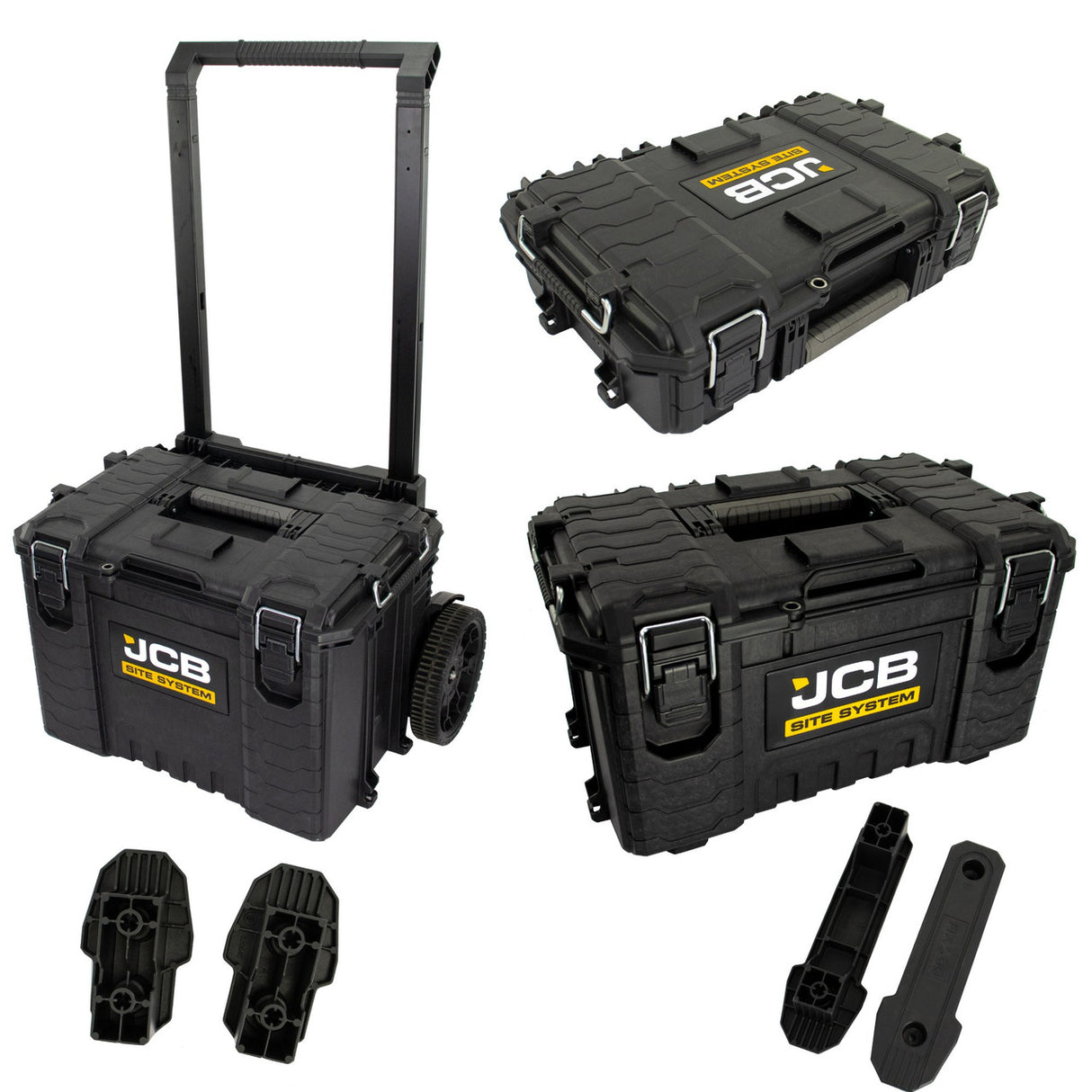 The JCB Site System Includes Three Storage Toolboxes