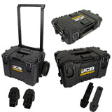 The JCB Site System Includes Three Storage Toolboxes