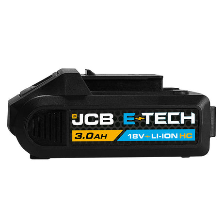 JCB 18V E-TECH Li-ion Battery 3.0AH | 21-30LI-C - Side on