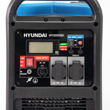 Quiet generator with digital display