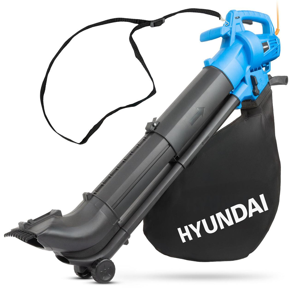3000w 3 1 Leaf Blower Vacuum Shredder 6 Speed Large Collection Bag Long 12m Cable