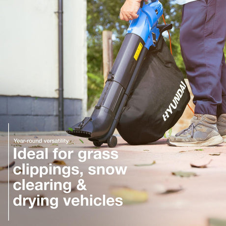 Ideal for grass clipping, snow clearing and drying vehicles