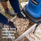 More time shredding, less time emptying with spacious collector