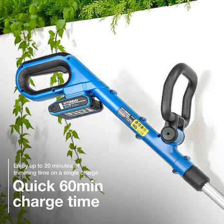 Quick 60min Charge Time - enjoy up to 2mins of trimming time on a single charge
