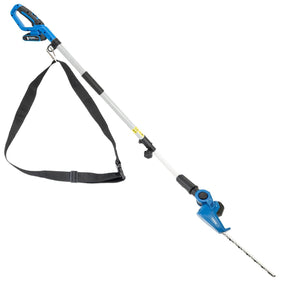Hyundai 20V 450mm Cordless Long Reach Pole Hedge Trimmer, 2.6m Long Reach, 2.0Ah li-ion Battery & Charger | HY20CPHT
