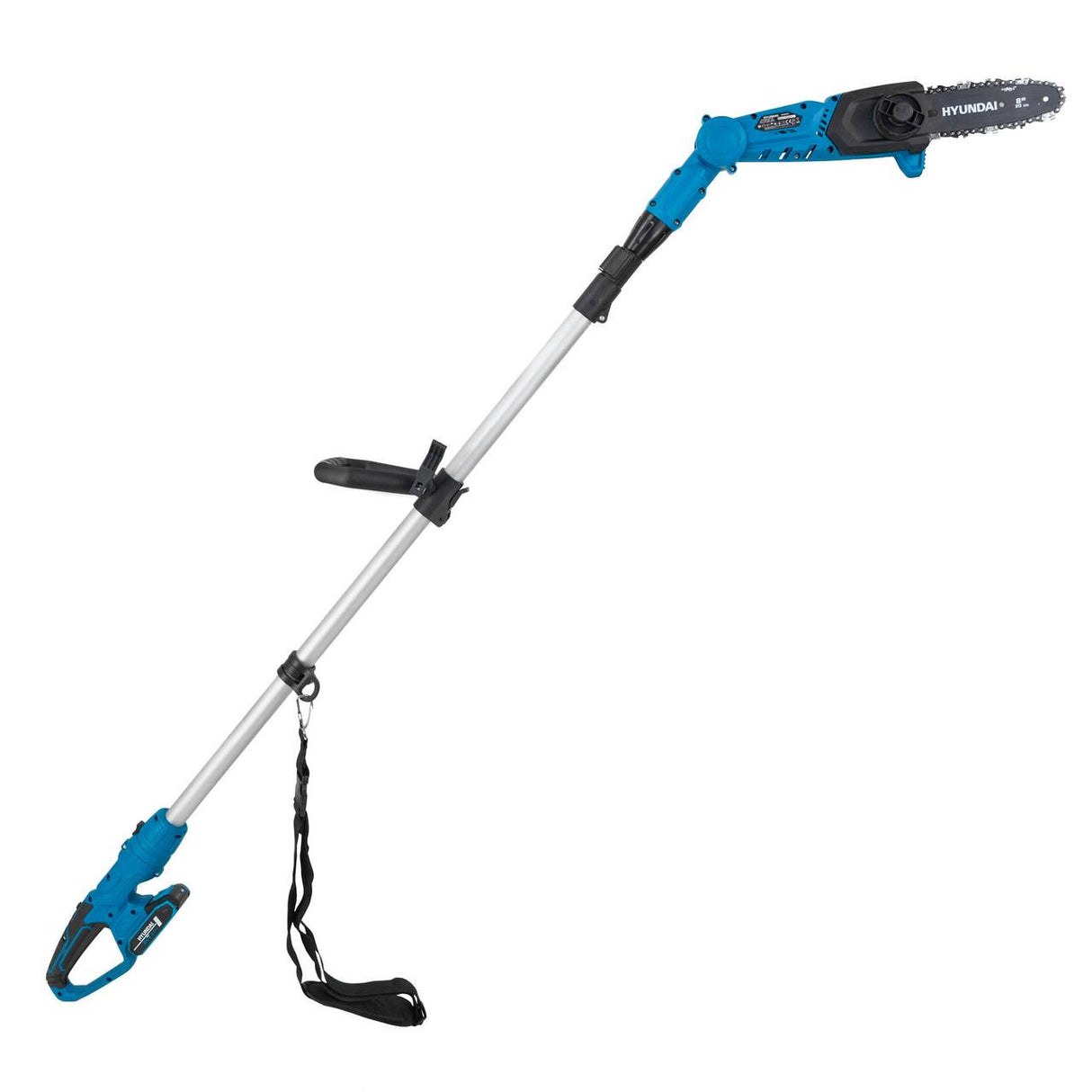 Hyundai 20V Cordless Pole Saw, 2Ah Battery and Charger, Lightweight and Telescopic Chainsaw | HY20CPS