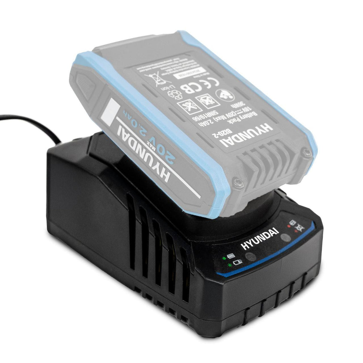 Hyundai 20V  2A Charger for 2nd Generation  20V Garden and Power Tools  | C20-2