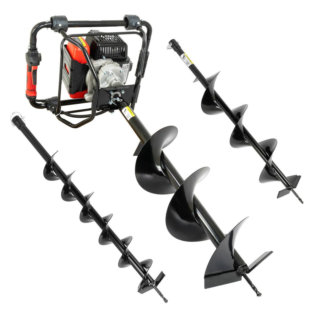 P1 56 cc Petrol Earth Auger with Brake System Post Hole Borer and Ground Drill - 100, 150 & 200mm | P1-EA560BR