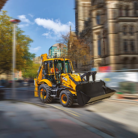 JCB 42’’ Roller Cabinet and Top Tool Chest Stack with Backhoe Loader Wrap | JCBBHLSTACK