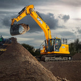 JCB 42 inch Roller Cabinet and Top Tool Chest Stack with Excavator Wrap  JCBEXCSTACK image 1