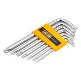 JCB TORX L-Key Set, 7 pcs (T10–T40) | JCB-5071