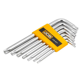 JCB TORX L-Key Set, 7 pcs (T10–T40) | JCB-5071