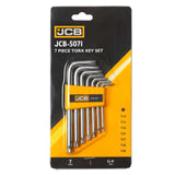 JCB TORX L-Key Set, 7 pcs (T10–T40) | JCB-5071