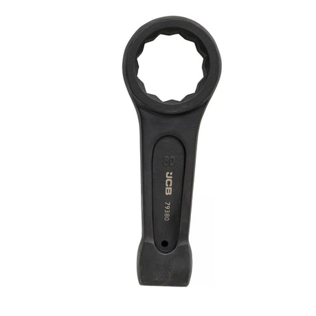 JCB 80mm Single Ring Slogging Spanner, Cr-V Steel | JCB-79380
