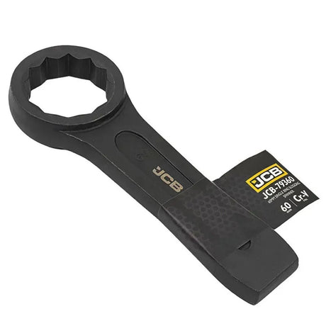 JCB 60mm Single Ring Slogging Spanner, Cr-V Steel | JCB-79360