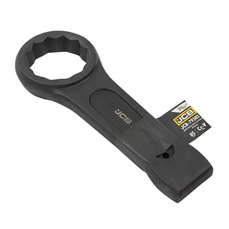 JCB 85mm Single Ring Slogging Spanner, Cr-V Steel | JCB-79385