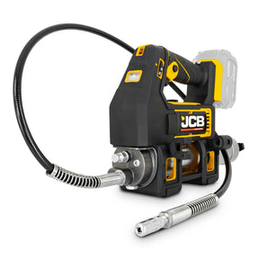 JCB Professional 18V Grease Gun (JCB-18PGG-VS), 300g/min Max Flow, 410 / 455g Capacity, Variable Speed, Up To 10,150psi Pressure