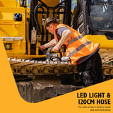 JCB Pro 18V Grease Gun, 300g/min Max Flow, 410 / 455g Capacity, Variable Speed, Up To 10,150psi Pressure (Bare Tool) | JCB-18PGG-VS