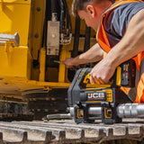 JCB Pro 18V Grease Gun, 300g/min Max Flow, 410 / 455g Capacity, Variable Speed, Up To 10,150psi Pressure (Bare Tool) | JCB-18PGG-VS