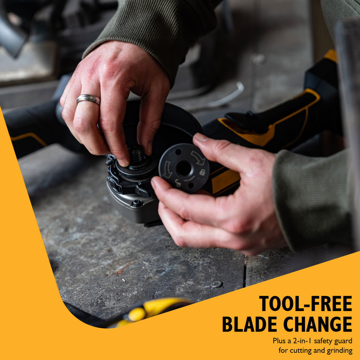 Tool-Free Blade Change