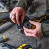 JCB Pro 18V Angle Grinder, 4.5"/ 115mm, Digital Speed Control, Anti-Vibration, Paddle Switch (Bare Tool) | JCB-18PAG-115