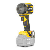 JCB Pro 18V Impact Wrench 1/2" 400Nm Fastening, 620Nm ‘Nut-Busting’ Torque, Square Drive & Friction Ring (Bare Tool) | JCB-18PIW-620