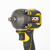 JCB Pro 18V Impact Wrench 1/2" 400Nm Fastening, 620Nm ‘Nut-Busting’ Torque, Square Drive & Friction Ring (Bare Tool) | JCB-18PIW-620