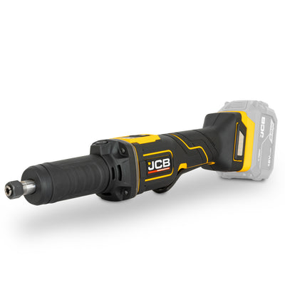 JCB Pro 18V Die Grinder, 6mm (1/4") & 8mm (5/16") Collet, Paddle Switch, Variable Speed Brushless (Bare Tool) | JCB-18PDG-6