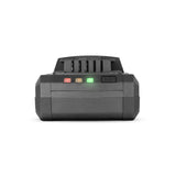 Featuring a new slimline, lightweight design - it is only slightly larger than our 2Ah battery whilst offering double the amp hour rating and up 50% longer run time.