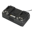JCB Pro 2x 4.5A Dual Port Fast Charger | JCB-18DC-45