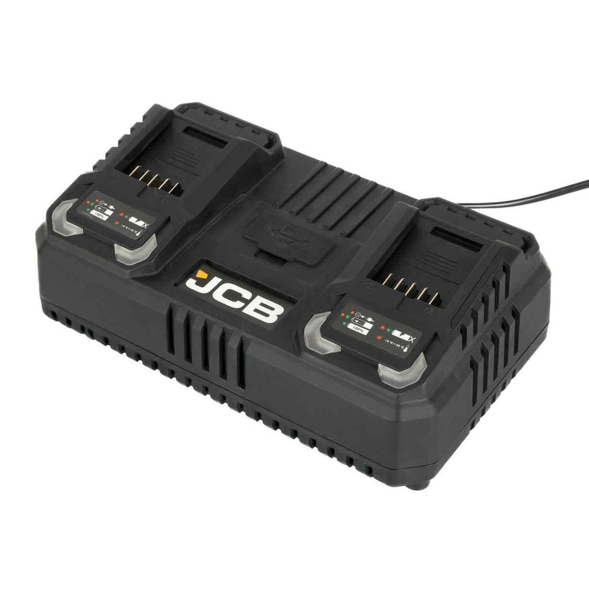 JCB Pro 2x 4.5A Dual Port Fast Charger | JCB-18DC-45
