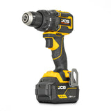 JCB Pro 18V Compact Combi Drill 75Nm, Brushless, 2-Speed, 23+3 Positions & 13mm Chuck, 2 x Pro 5.0Ah Lithium-ion Batteries & 4.5A Charger | JCB-18PCD-75-5