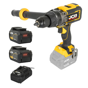 JCB Pro 18V Combi Drill (JCB-18PCD-160) 160Nm, Brushless, Anti-Kickback & Variable Speed, 25+3 Torque with 13mm (½”) Chuck