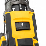 JCB Pro 18V Combi Drill 160Nm, Brushless, Anti-Kickback & Variable Speed, 25+3 Torque, 2x 5.0Ah Lithium-ion Batteries & 4.5A Charger | JCB-18PCD-160-5