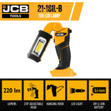 JCB 18V Battery Inspection Light (Bare Unit) | 21-18IL-B - Infographic